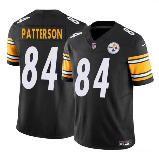 Men & Women & Youth Pittsburgh Steelers #84 Cordarrelle Patterson Black 2024 F.U.S.E. Vapor Untouchable Limited Football Stitched Jersey